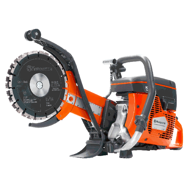 Concrete saw 9in mixed gas