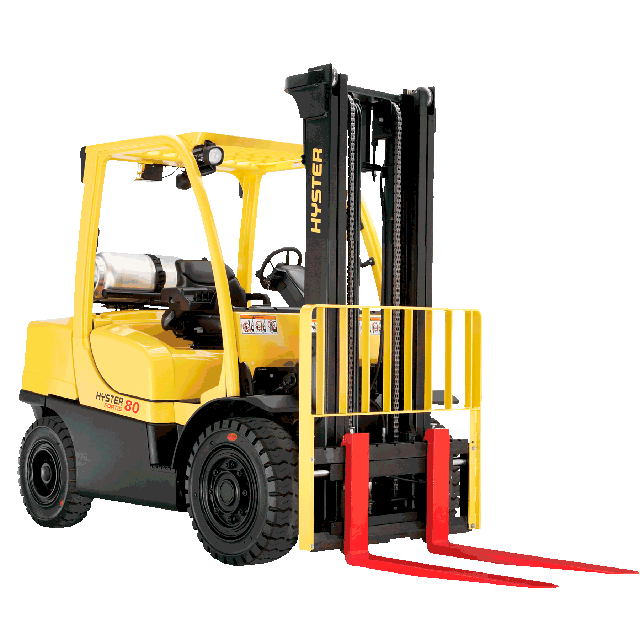 8000 lb Forklift truck 185in pneumatic propane