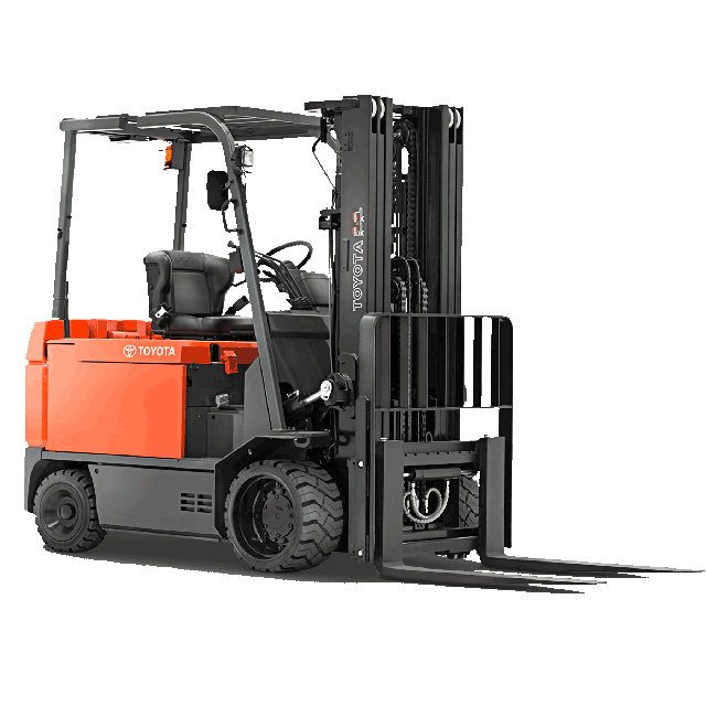 8000 lb Forklift 240in cushion electric