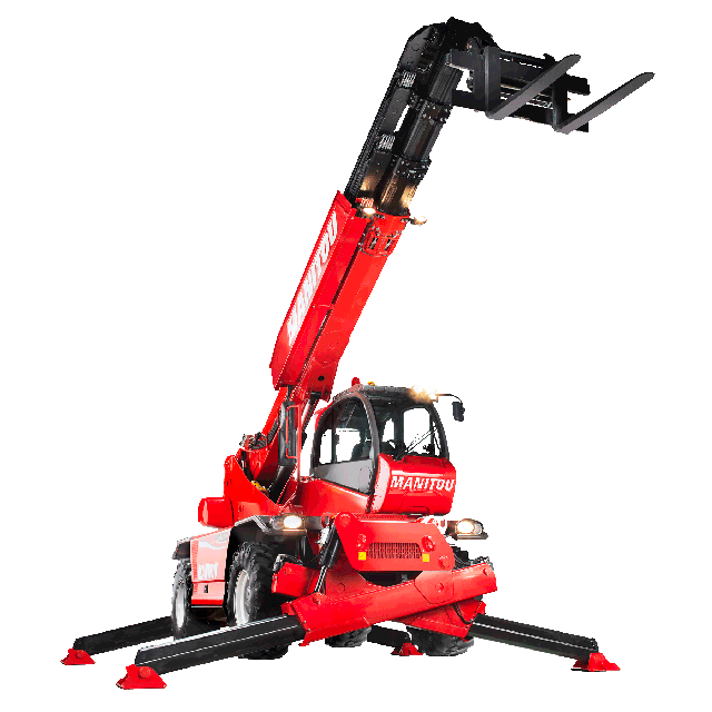 10000 lb Rotating telehandler 68ft 4WD diesel