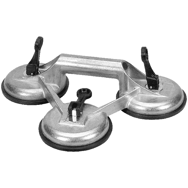 Triple suction cup 5 in