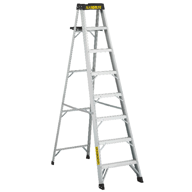 Aluminum step ladder 8 ft