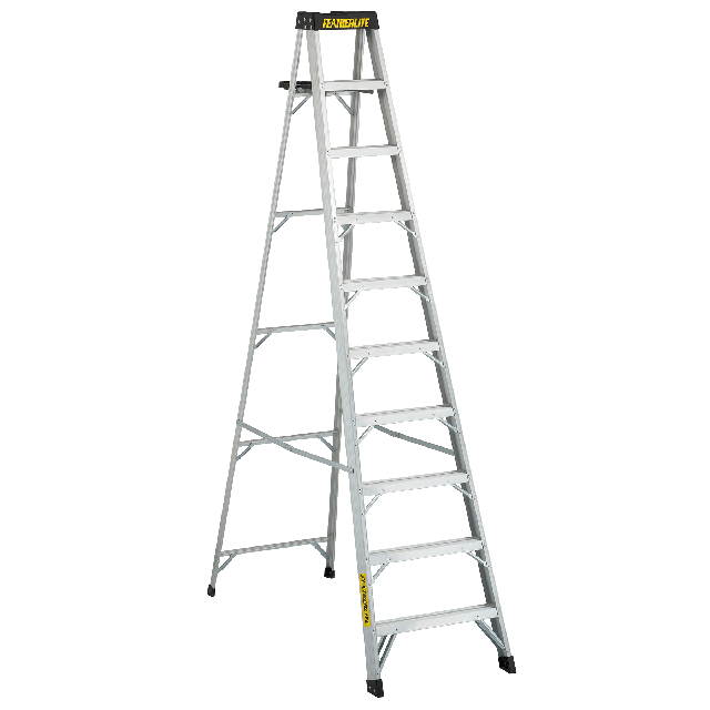 Aluminum step ladder 10 ft