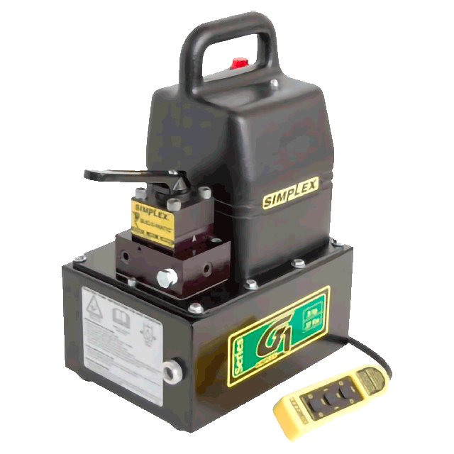 Hydraulic pump 100 ton for single-acting jack head