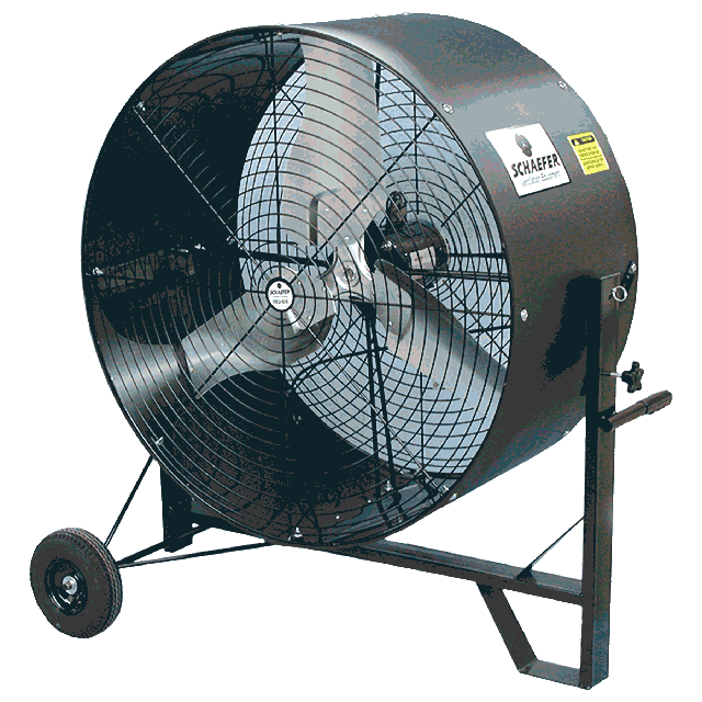Fan 36 in wheeled