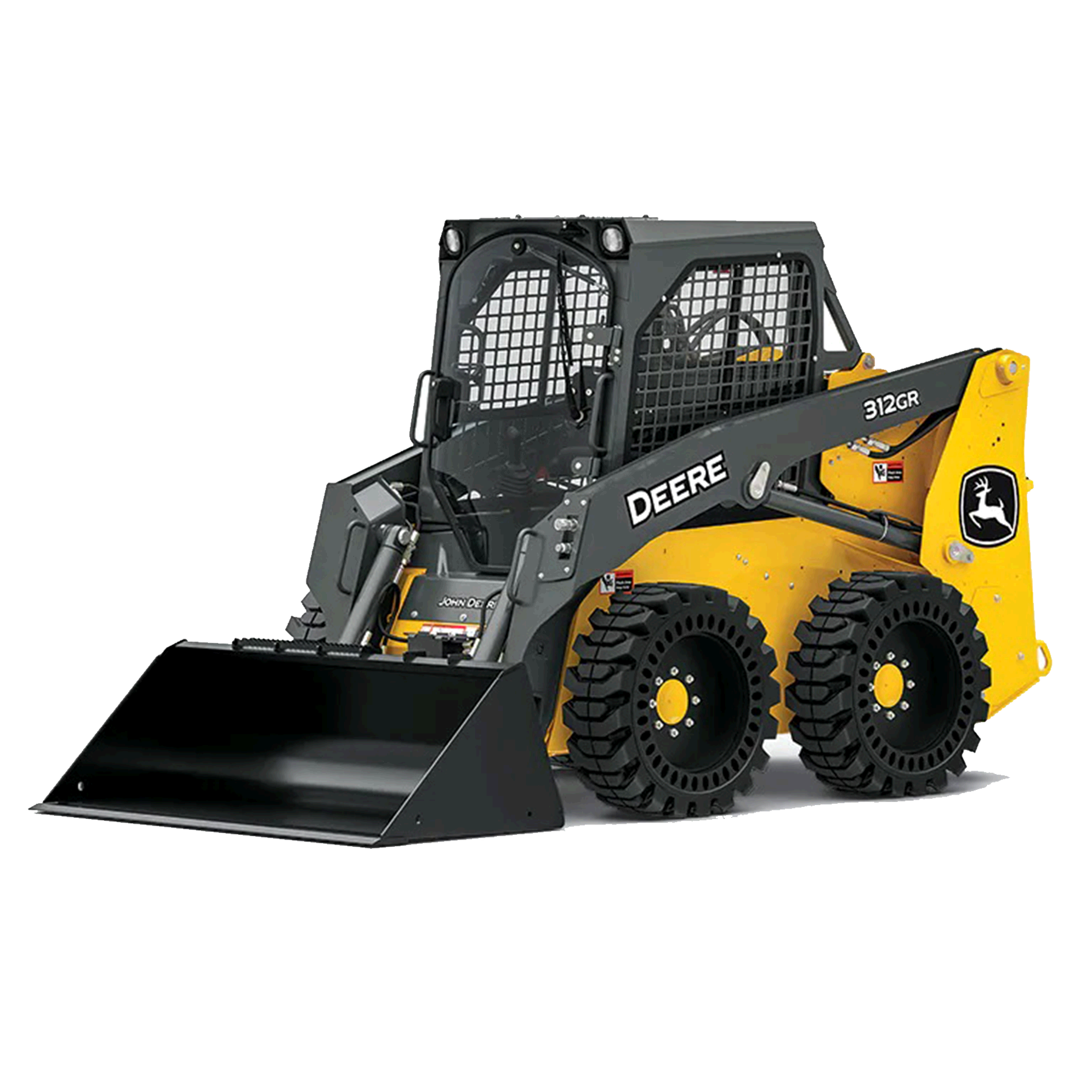 1550 lb Compact skid steer loader 4WD diesel